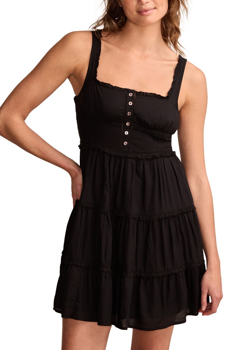Lucky Brand Tiered Corset Minidress, Alternate, color, 