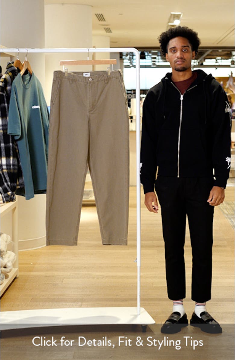 Commons Flat Front Cotton Twill Chinos, sales video thumbnail