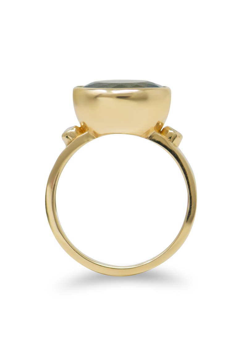 Classique Oval Ring, Alternate, color, GREEN