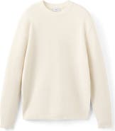 MANGO Crewneck Cotton Blend Sweater