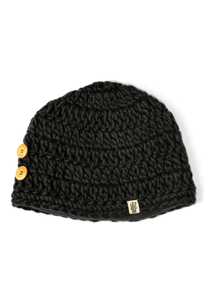 Hand Crochet Acorn Hat, Alternate, color, Linen