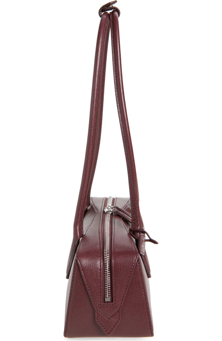 Alaïa Le Teckel Medium Shoulder Bag, Alternate, color, Rouge Grenat