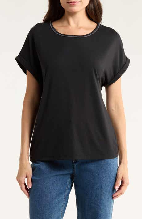 Tommy Bahama Kauai Caviar Beaded Collar T-Shirt