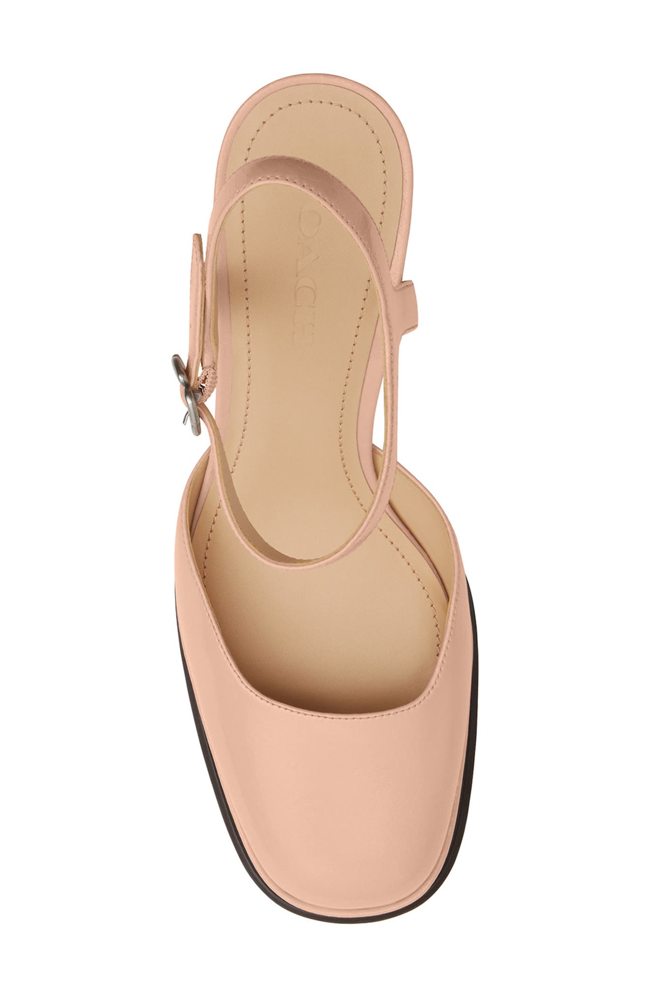 COACH Tea Rose Platform Pump, Alternate, color, Pink Cream