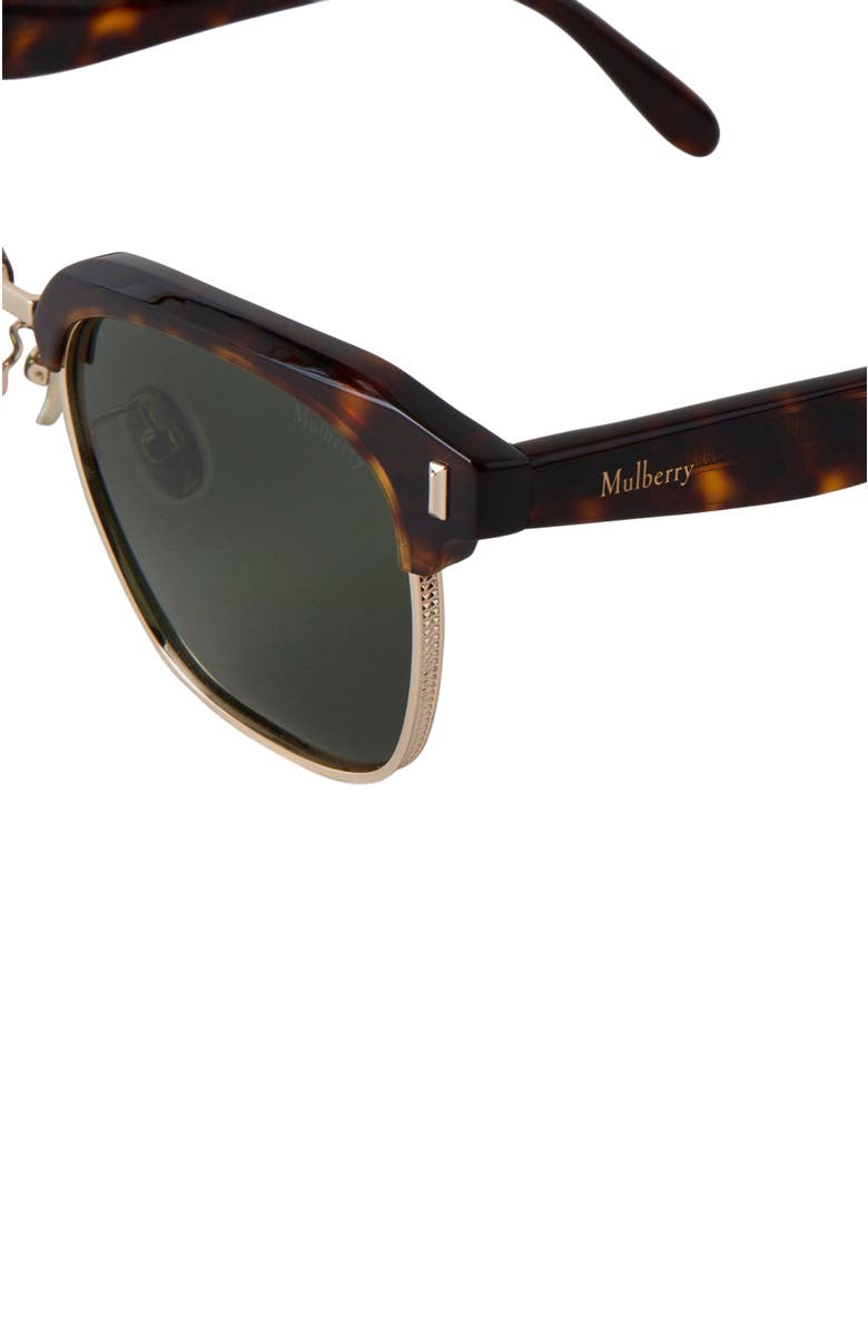 Mulberry Rowan Bio Acetate Sunglasses, Alternate, color, Tortoiseshell