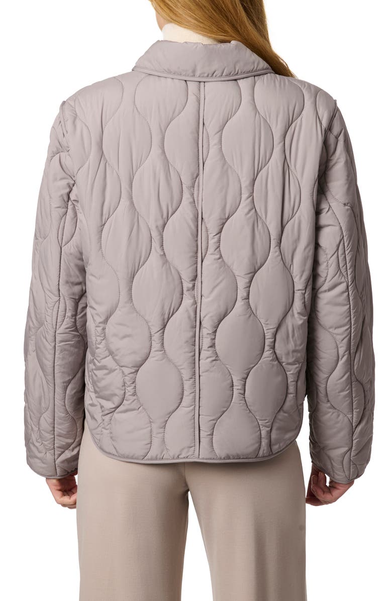 Bernardo Quilted Jacket, Alternate, color, Ash