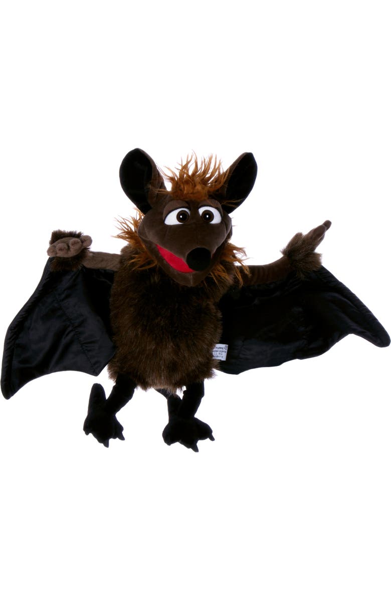 Living Puppets Ren The Flying Bat 26" Plush Hand Puppet, Main, color, Brown