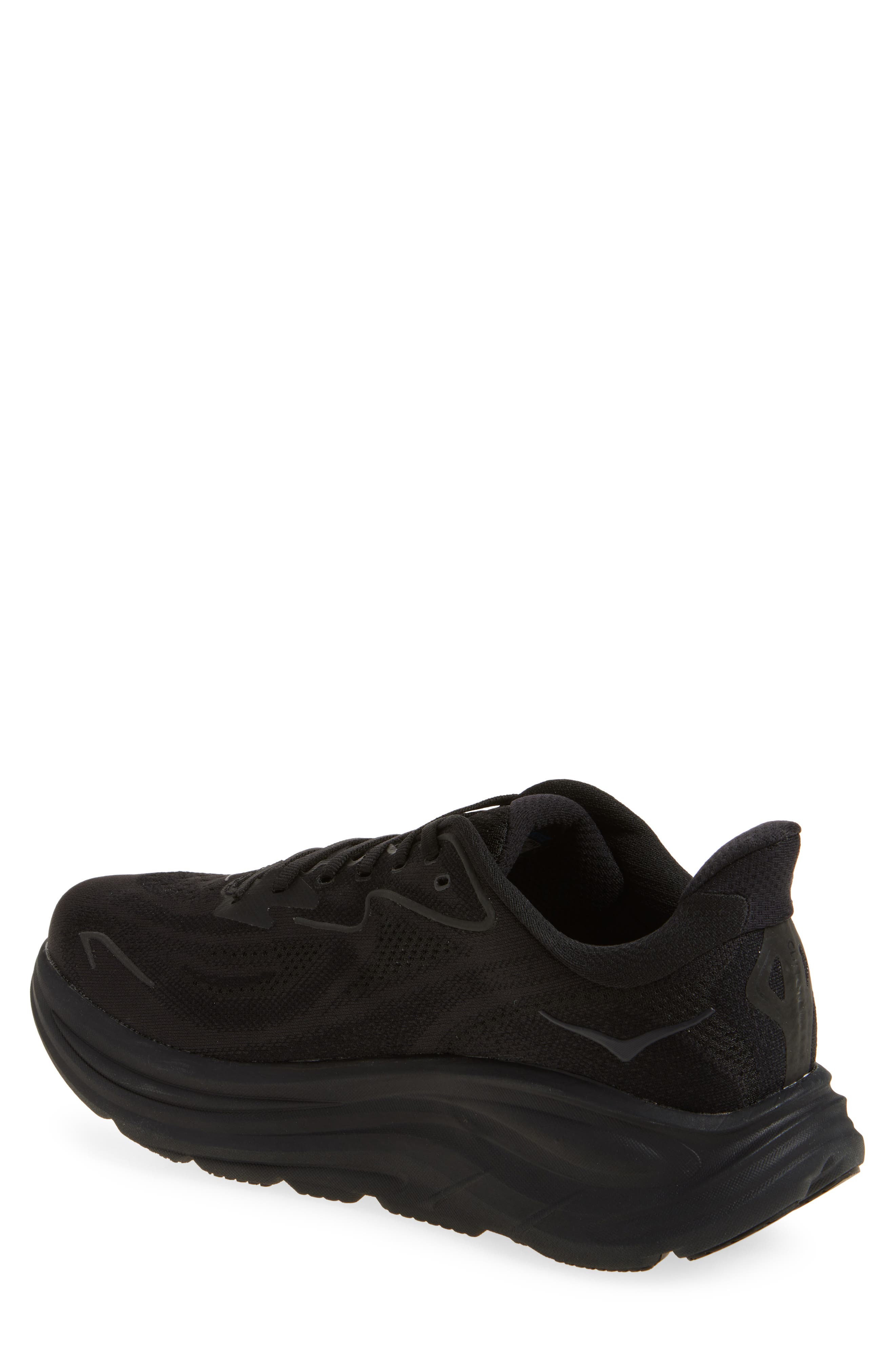Clifton 10 Running Shoe - Wide Width Available, Alternate, color, BLACK / BLACK