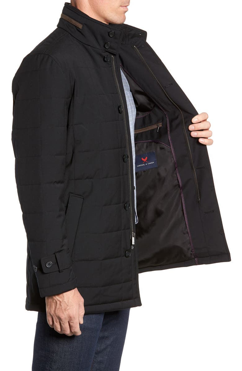 Cardinal of Canada Quilted Car Coat, Alternate, color, 