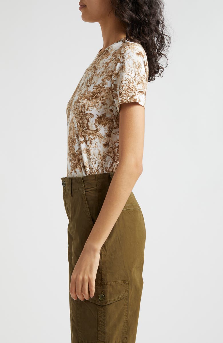 L'AGENCE Ressi Rococo Print T-Shirt, Alternate, color,