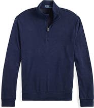 Polo Ralph Lauren Textured Double Knit Quarter Zip Pullover