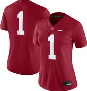 Nike Women's Nike #1 Crimson Alabama Crimson Tide Game Jersey