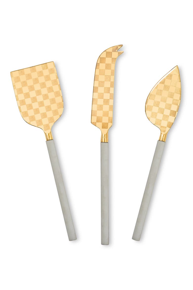 Sterling 3-Piece Cheese Knife Set, Main, color, STERLING