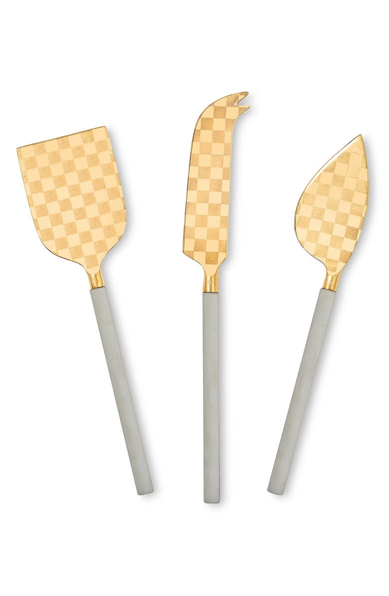 MACKENZIE CHILDS Sterling 3-Piece Cheese Knife Set, Main, color, Sterling