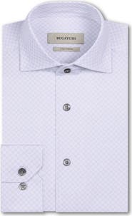 Bugatchi Devon OoohCotton® Geo Print Button-Up Shirt