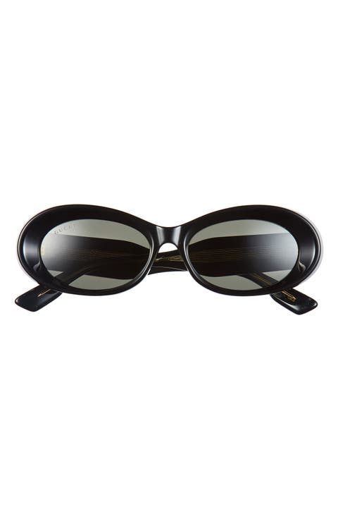 54mm Oval Sunglasses