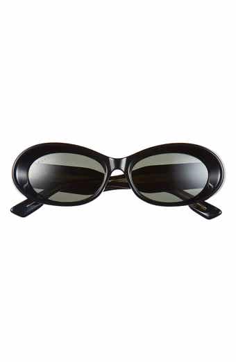 54mm Oval Sunglasses