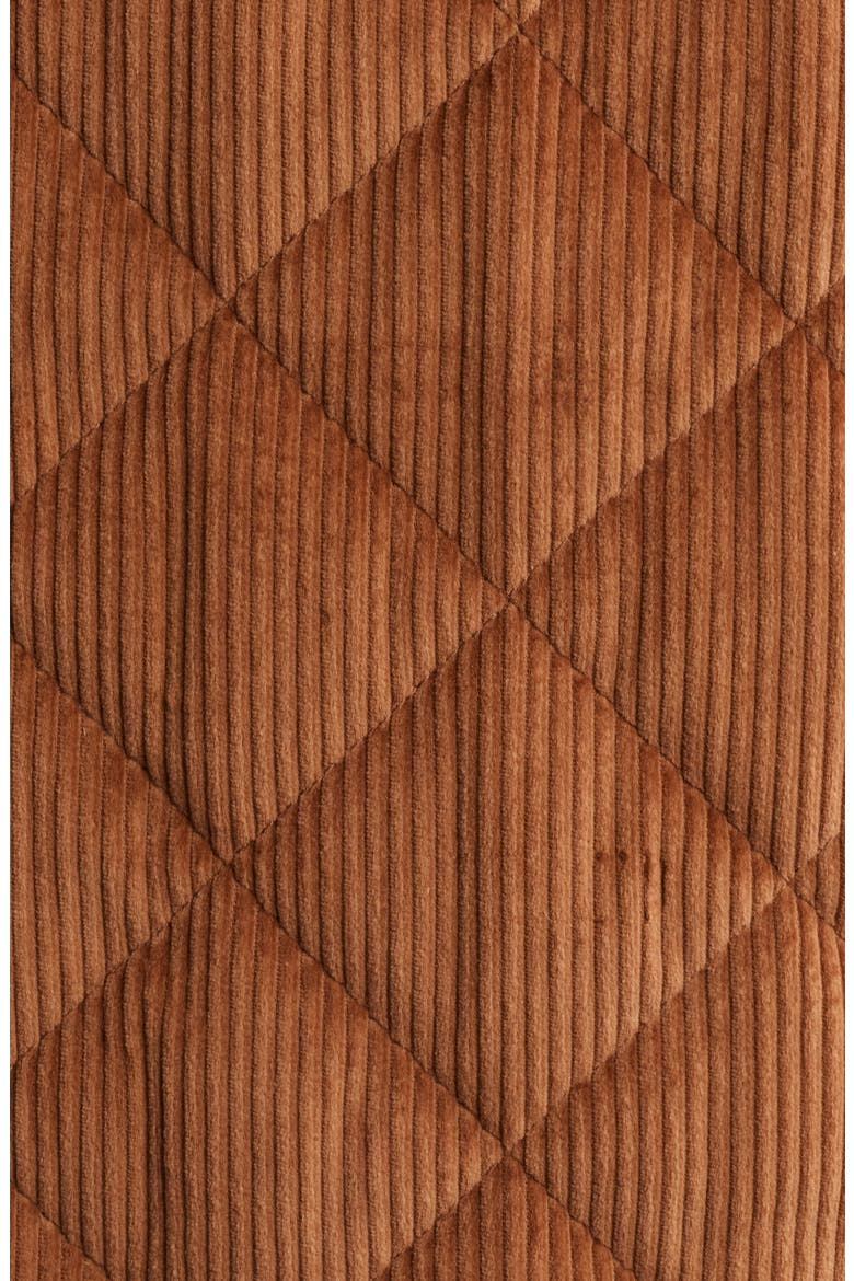 Quilted Corduroy Jacket, Alternate, color, COGNAC