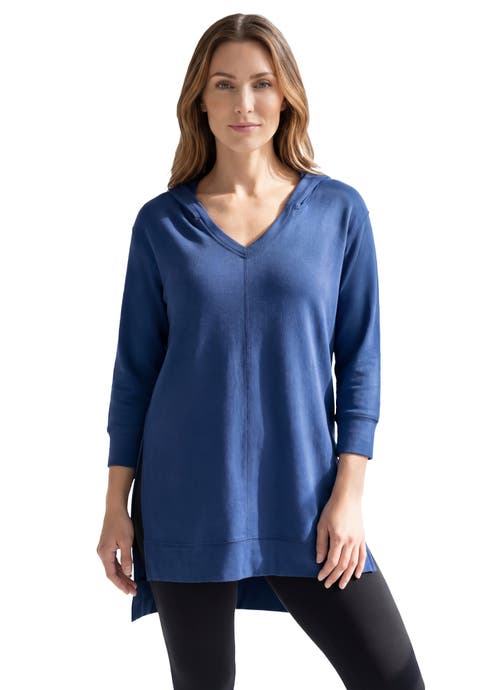 French Terry Tunic Hoodie (Plus)