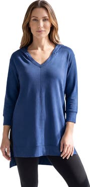 Roaman's French Terry Tunic Hoodie