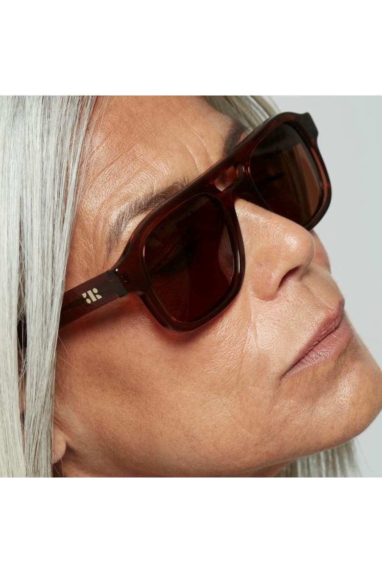 Lenny Sunglasses, Alternate, color, Brown / Clear