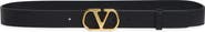 Valentino Garavani VLOGO Buckle Signature Leather Belt