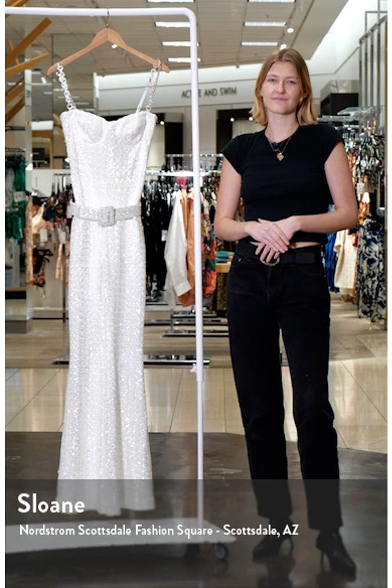 Lucinda Sequin Sleeveless Jumpsuit video
