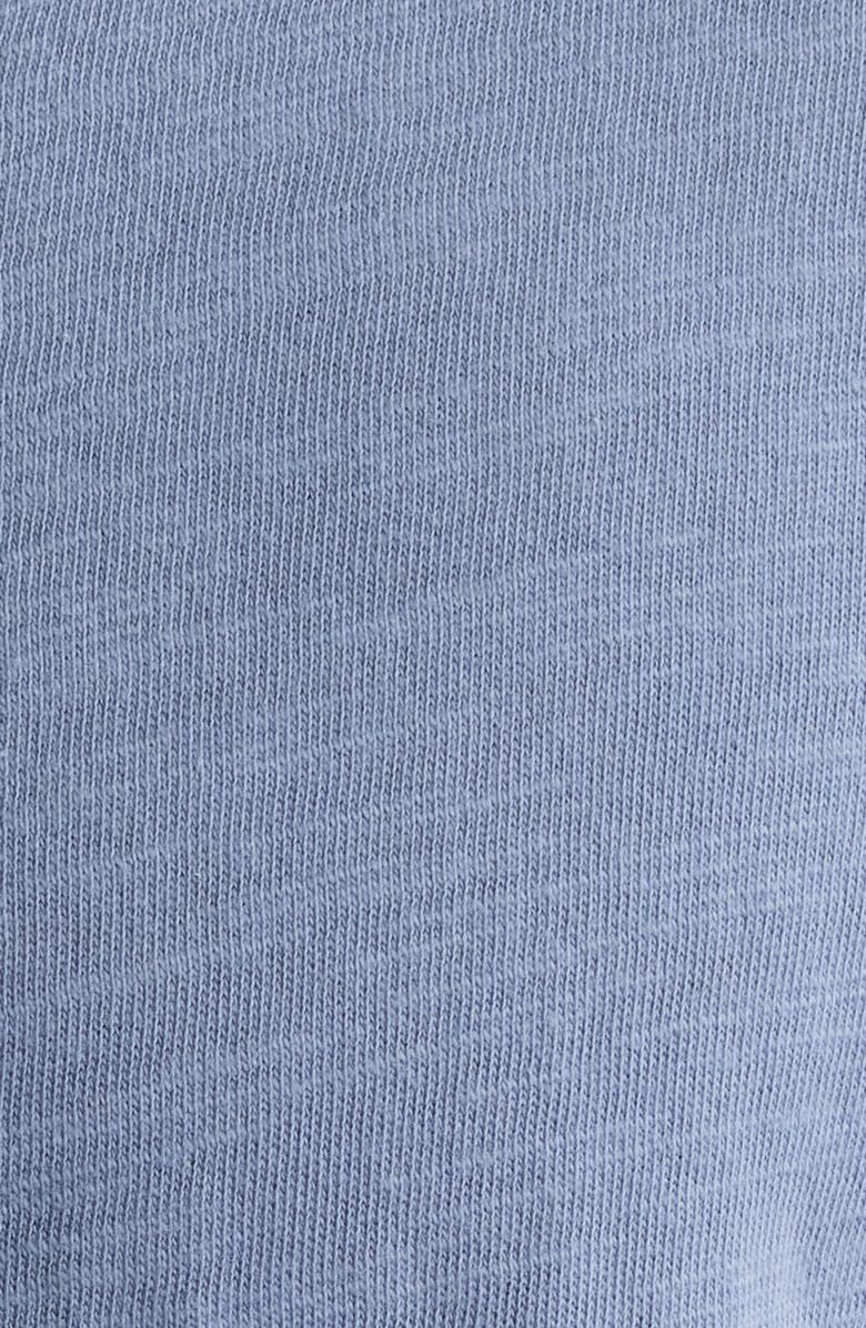 rag & bone Classic Short Sleeve Henley, Alternate, color, Sea Grey