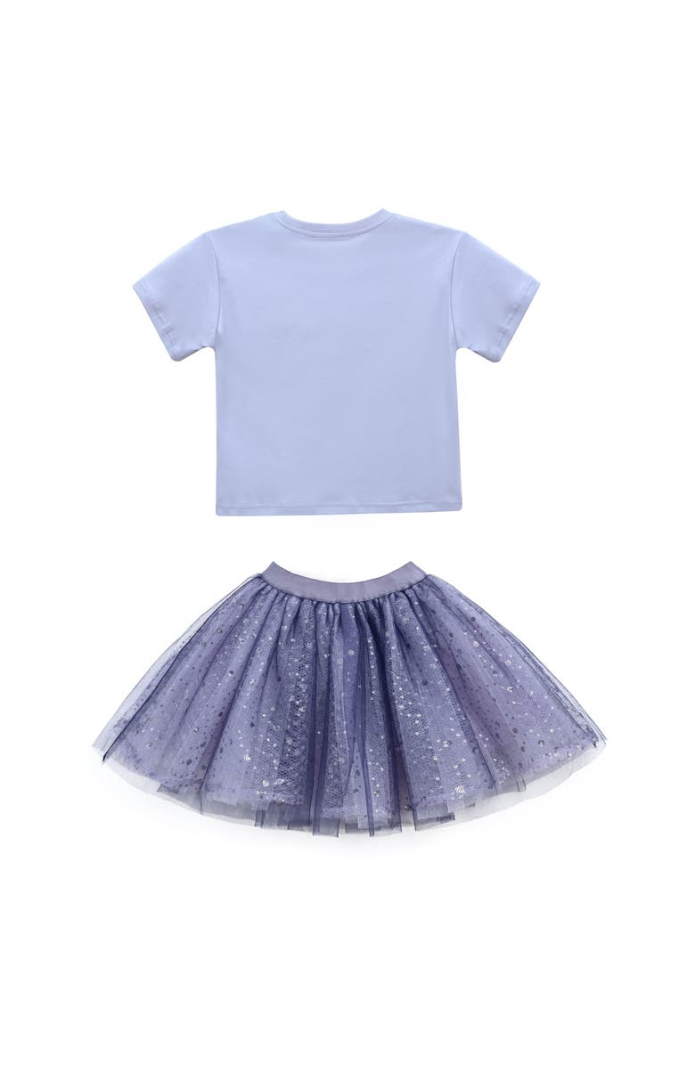 Mimi Tutu Glimmer Applique Outfit, Alternate, color, Purple