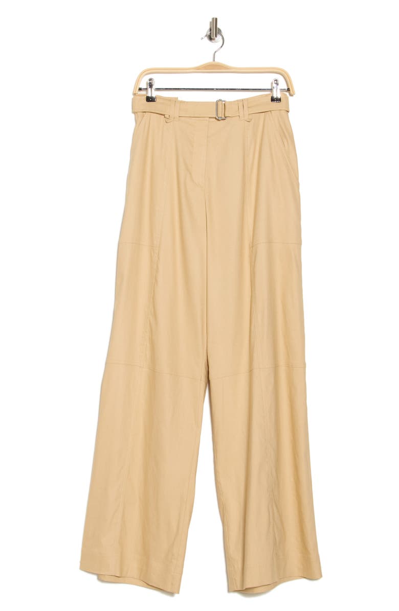 Simkhai Amaya Belted Pants, Alternate, color, Natural