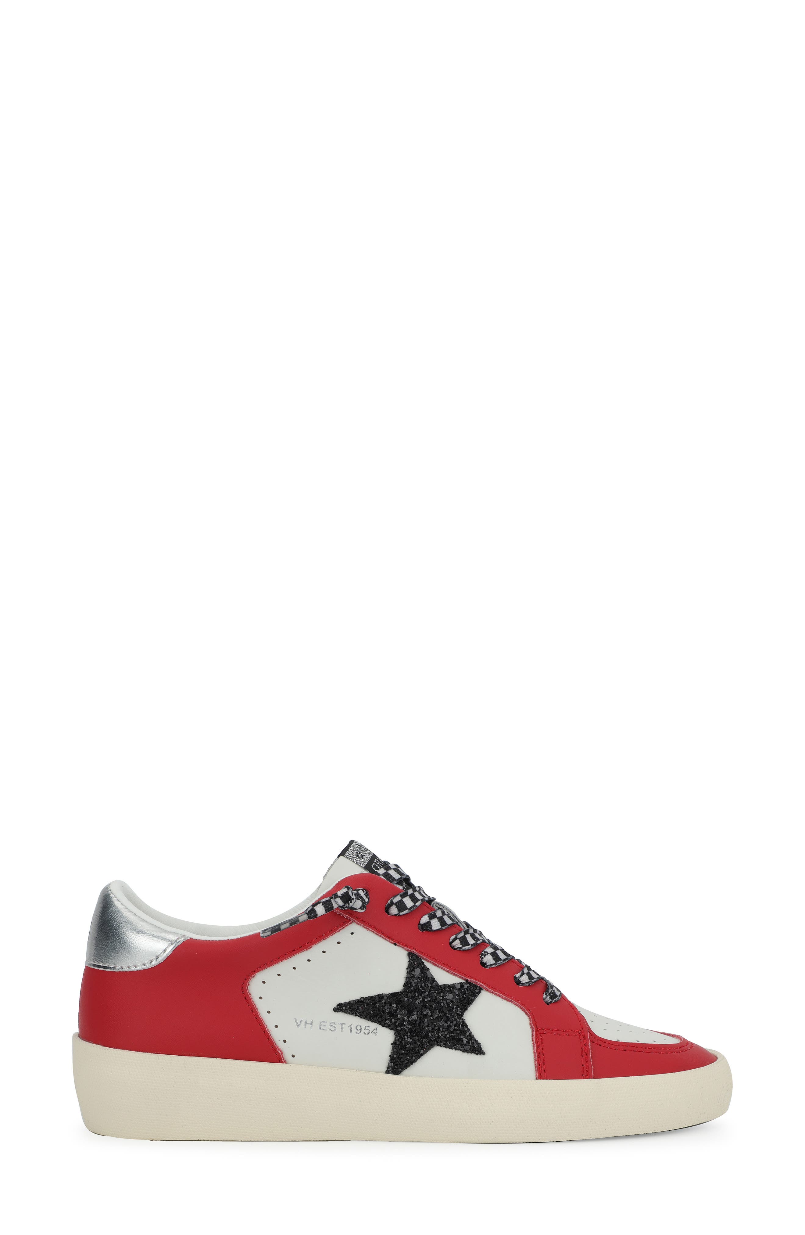 Reflex Glitter Sneaker, Alternate, color, RED MULTI