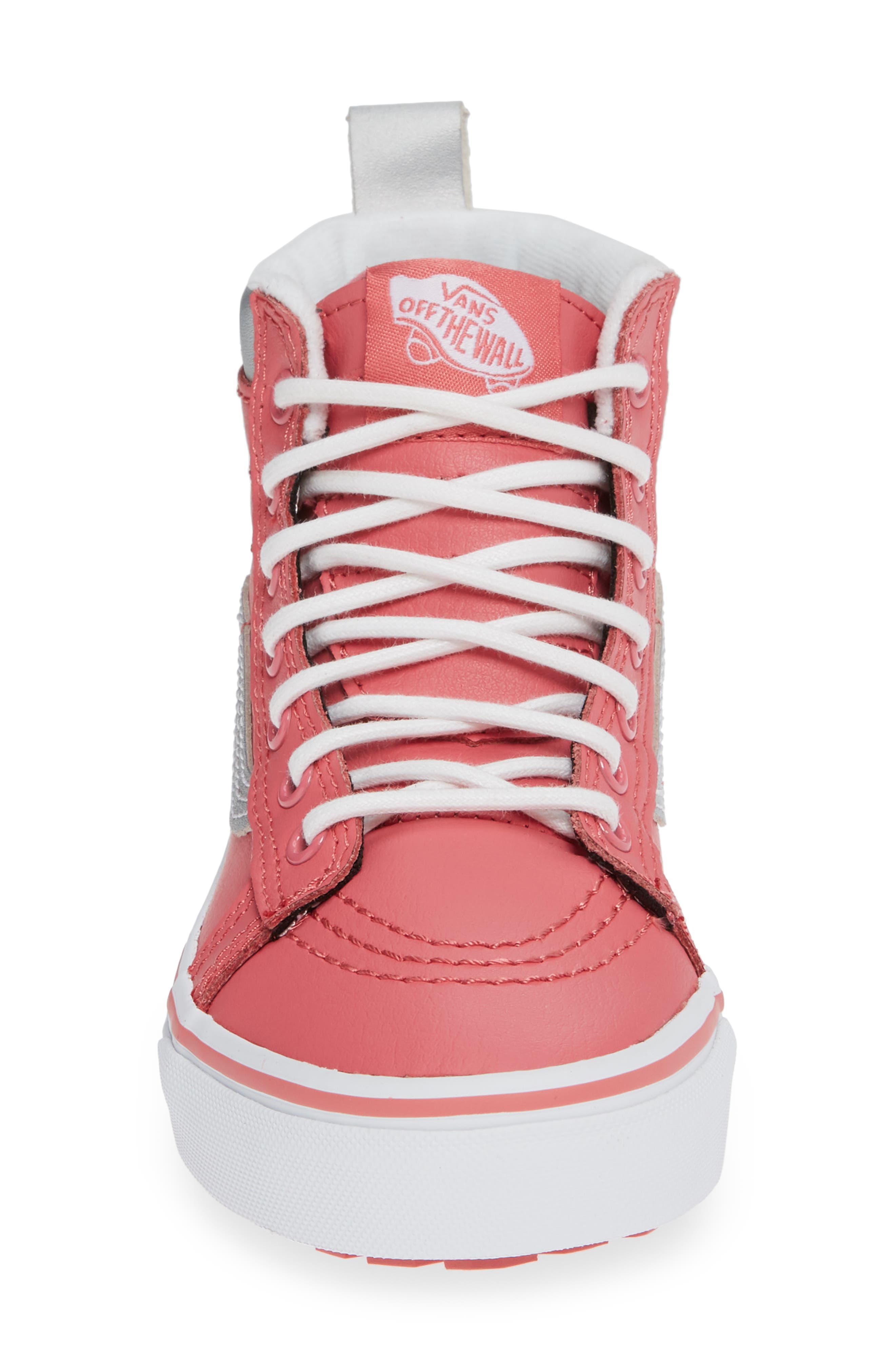 SK8-Hi Sneaker, Alternate, color, METALLIC/ TRUE WHITE/ ROSE