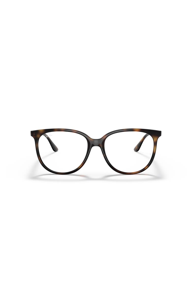 Ray-Ban 54mm Square optical glasses, Alternate, color, Tortoise