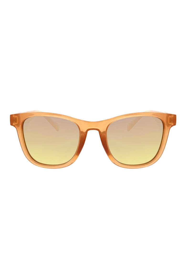 51mm Square Polarized Sunglasses, Main, color, CORAL