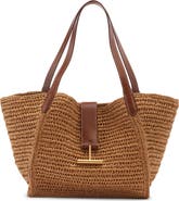 TOM FORD(トムフォード)TARA MediumラフィアトートSALE!国内発送 RAFFIA AND LEATHER TARA MEDIUM TOTE | Tom Ford Fashion