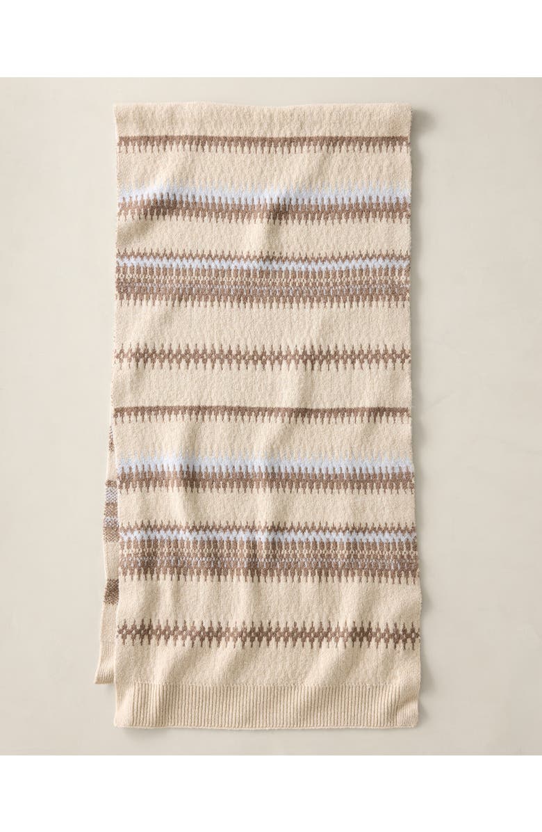 Haven Well Within Organic Cotton Blend Fair Isle Scarf, Main, color, Chantrelle Combo