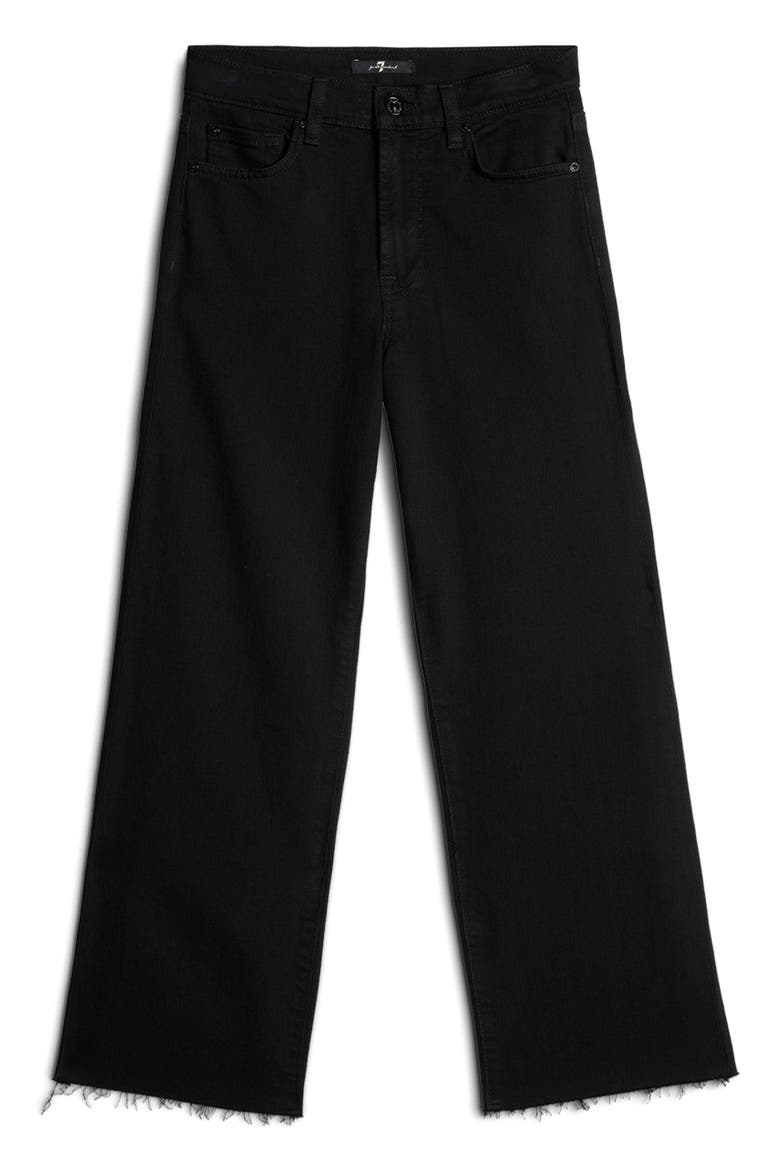 Alexa Crop Straight Leg Jeans, Alternate, color, BLACK