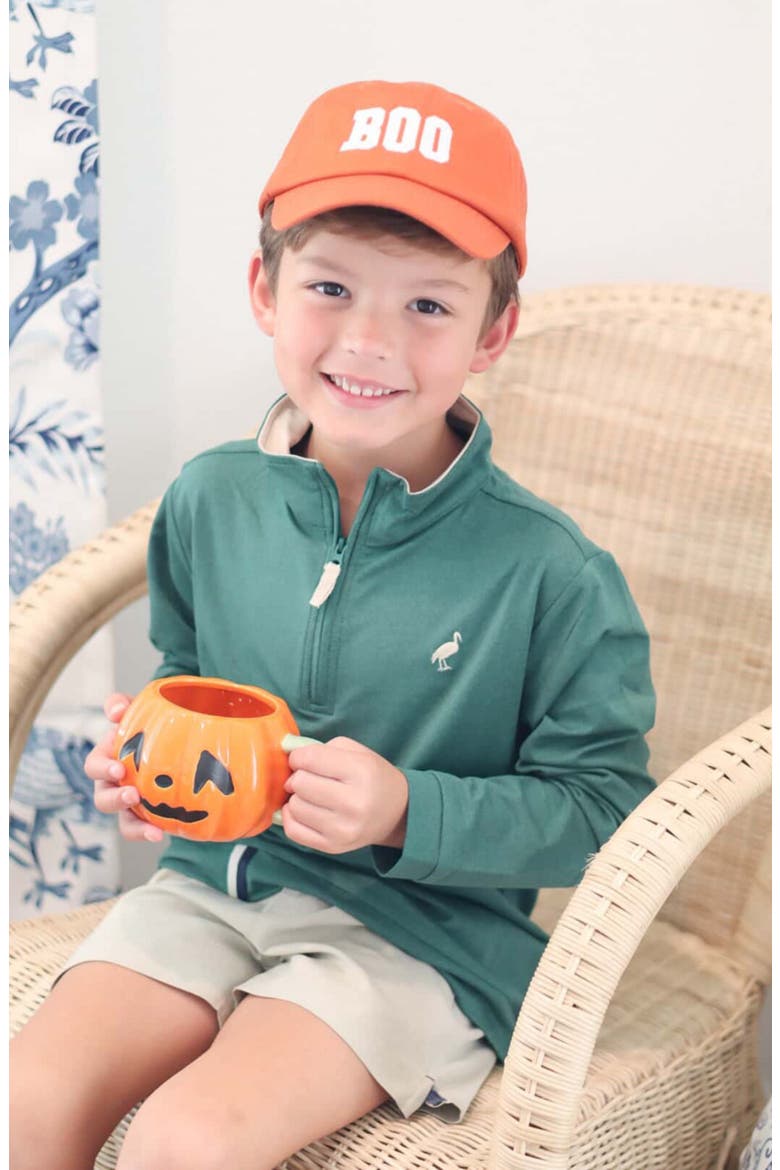 BOO Halloween Twill Baseball Hat, Alternate, color, Orange