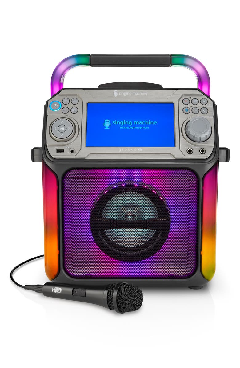 Singing Machine Groove Cube Cube XL Karaoke Player, Alternate, color, 