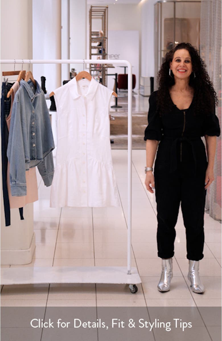 The Day Drop Waist Linen Dress, sales video thumbnail