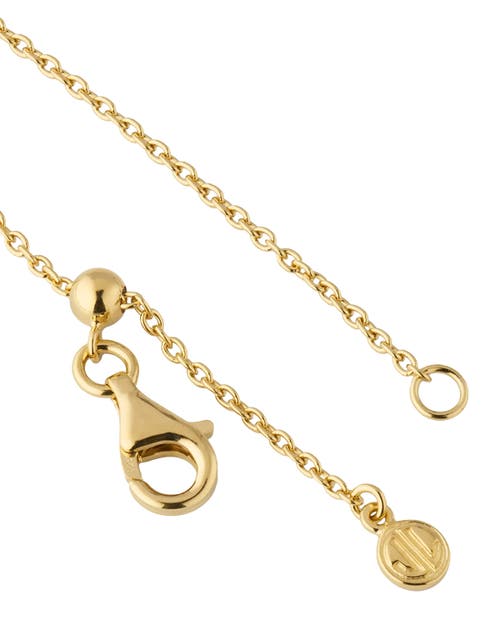 Jan Leslie Sterling With 18k Gold Overlay And Gemstones Triple Petal Station Necklace In Brown