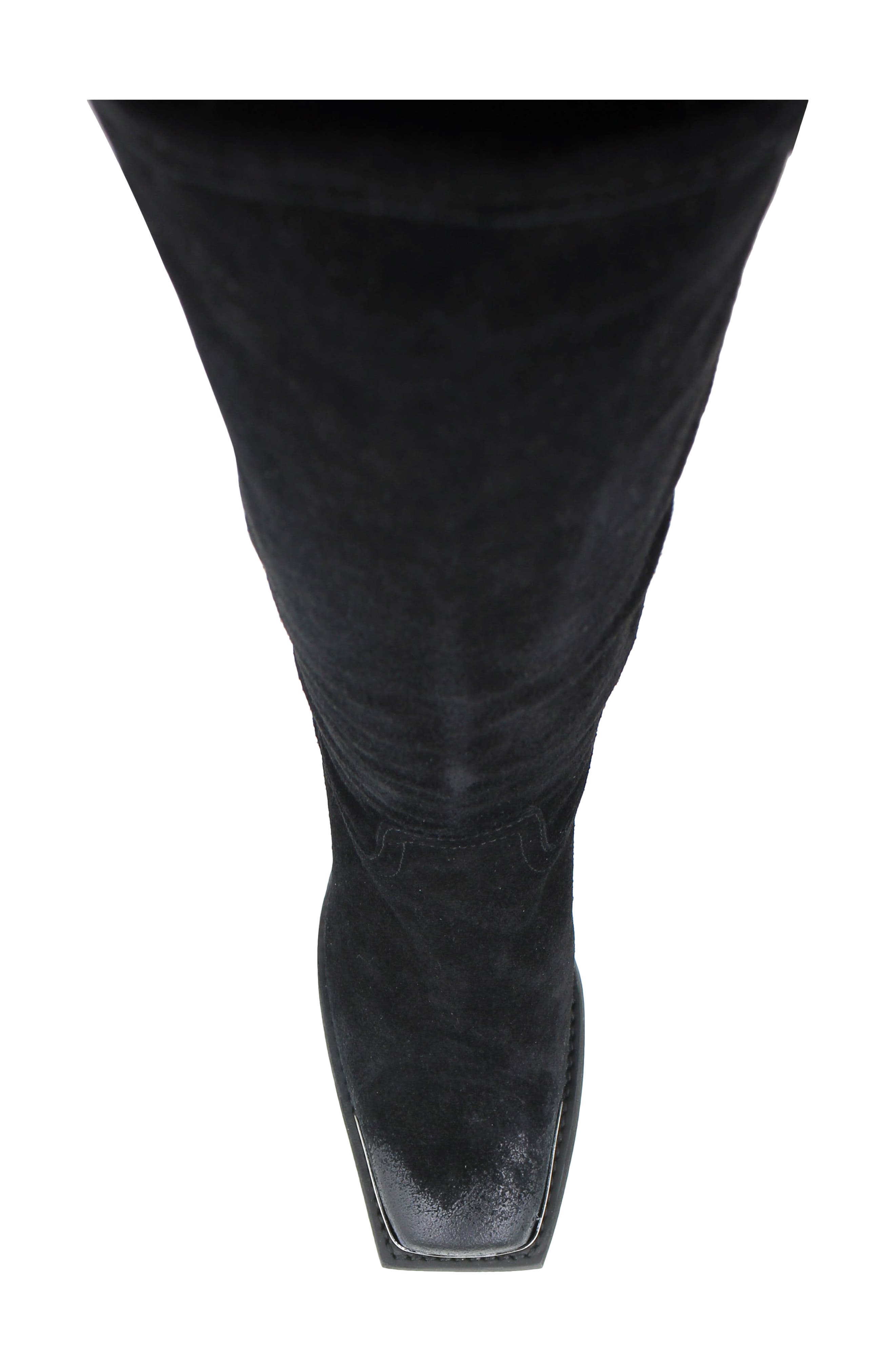 ZIGI Joshana Knee High Boot, Alternate, color, Black Suede