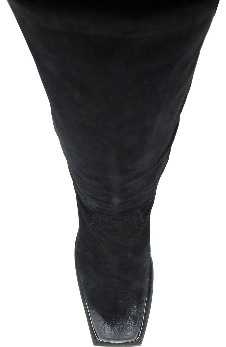ZIGI Joshana Knee High Boot, Alternate, color, Black Suede