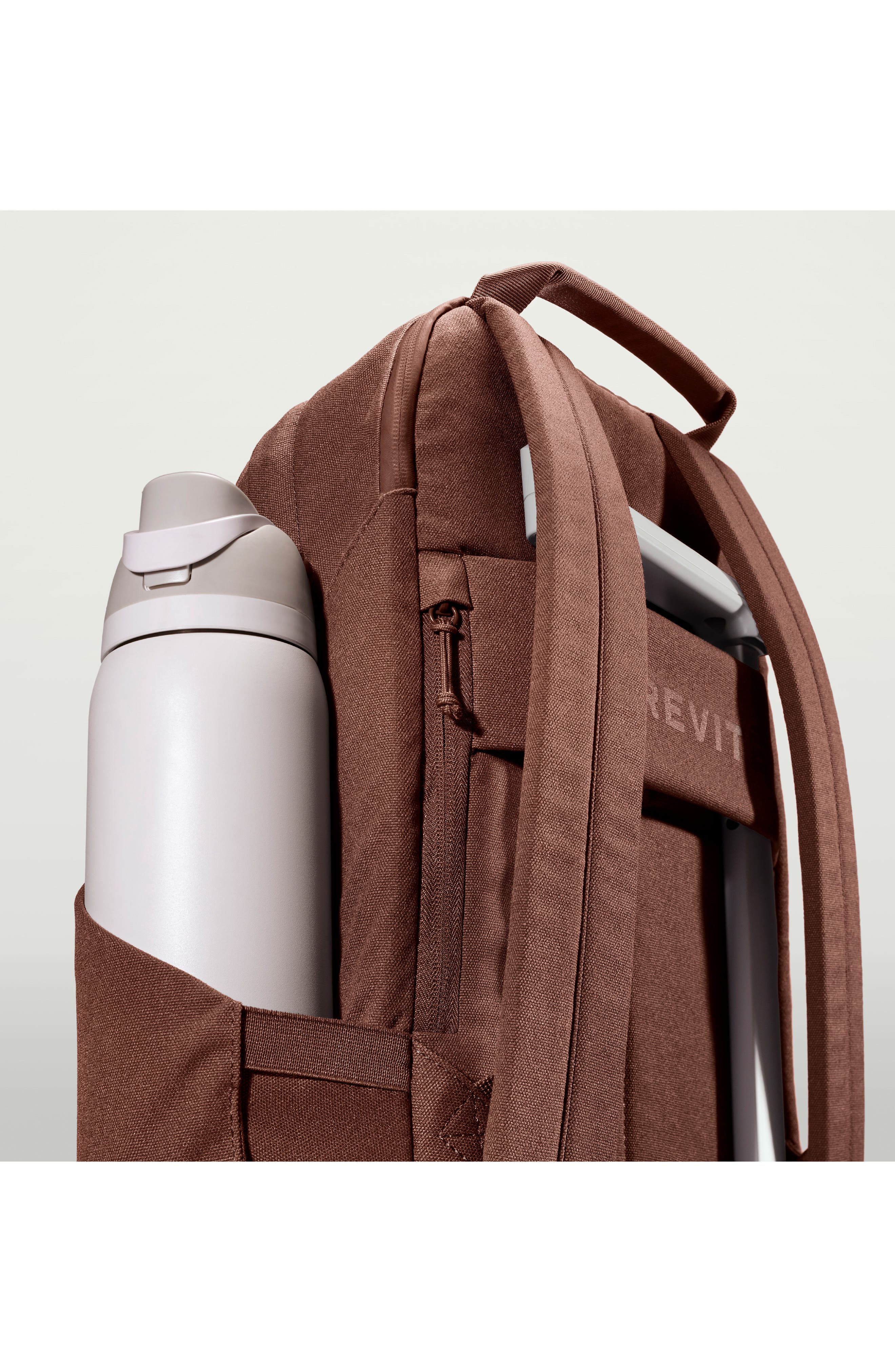 Brevite The Brevite Water Resistant Backpack, Alternate, color, Brown