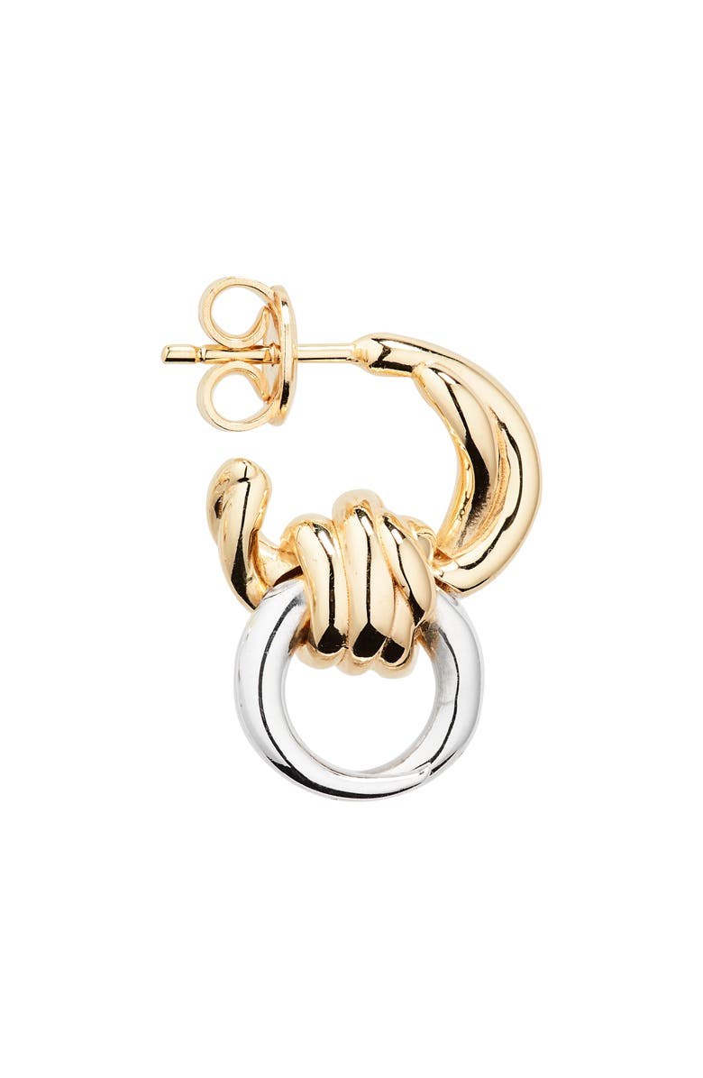 Bottega Veneta Knot Hoop Earrings, Alternate, color, 