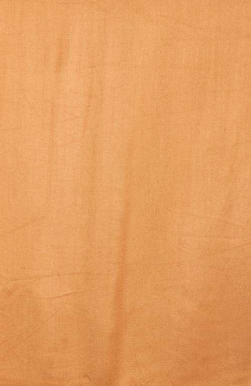 Vince Camuto Oversized Satin Pashmina Wrap In Brown