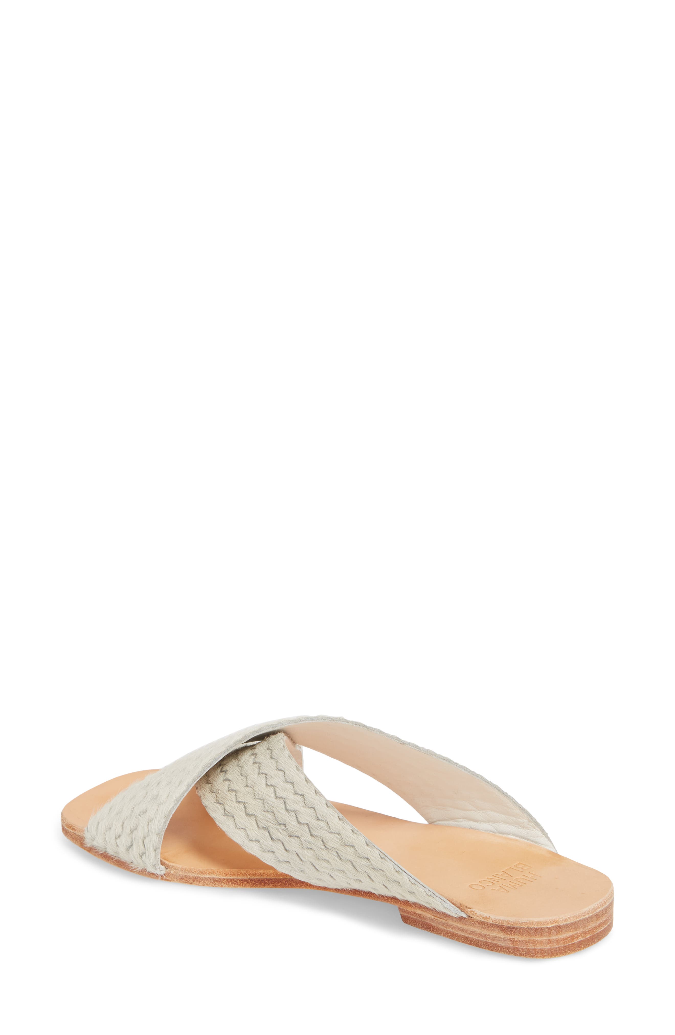 Huma Blanco Odessa Genuine Calf Hair Slide Sandal, Alternate, color, 