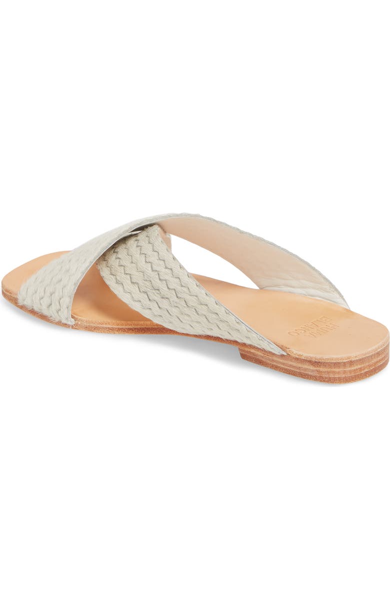 Huma Blanco Odessa Genuine Calf Hair Slide Sandal, Alternate, color,