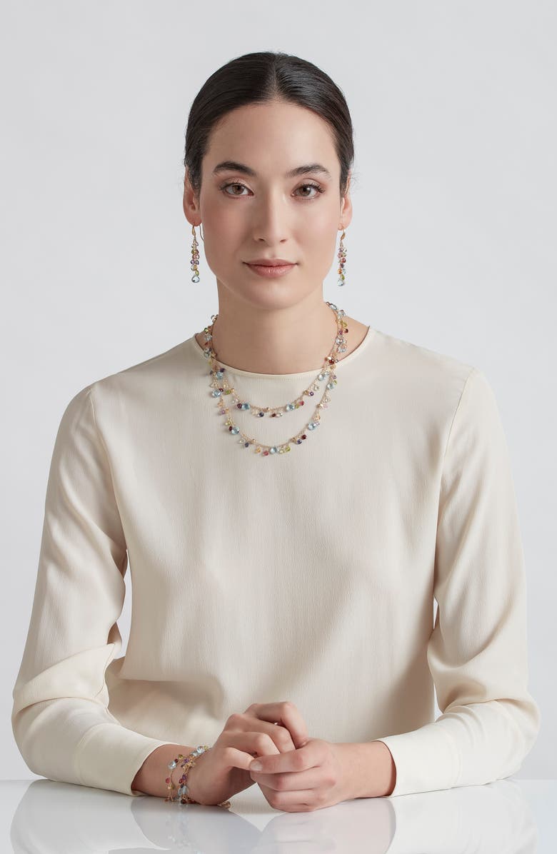 Marco Bicego Paradise Long Semiprecious Stone Necklace, Alternate, color, 