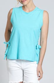 APNY Side Laced Cotton Tank